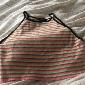 Colorful forever 21 crop top small